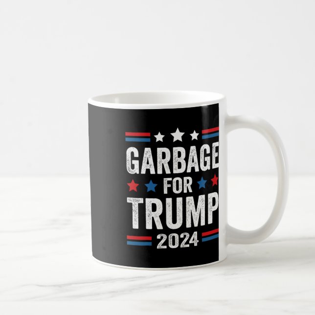 Sopor för Trump 2024 Trumpsupport Kaffemugg (Höger)