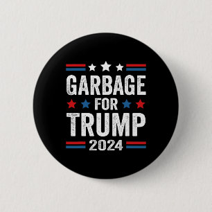 Sopor för Trump 2024 Trumpsupport Knapp