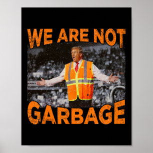 Sopor för trump - vi är inte Sopor Flagga Mega 2 Poster