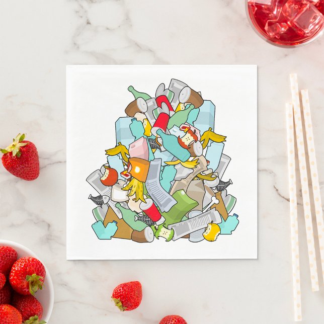 Sopor Högt Oordning Skräp Återvinning Bråte Pappersservett (Skapare uppladdad)