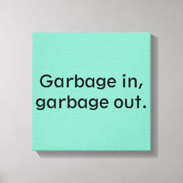 Sopor in, sopor ut. canvastryck