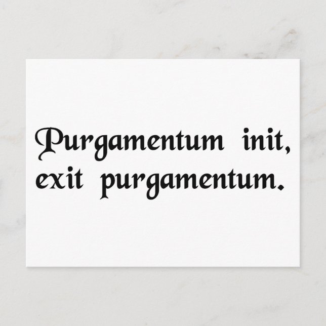 Sopor in, sopor ut. vykort (Framsida)