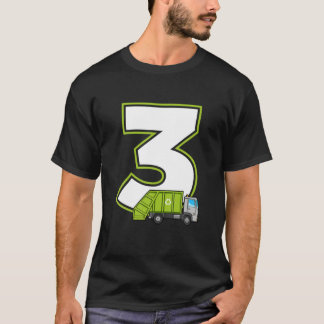 Sopor Lastbil Costume Party 3 Birthday Boy T Shi Shirt