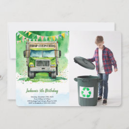 Sopor Lastbil födelsedag Inbjudningar