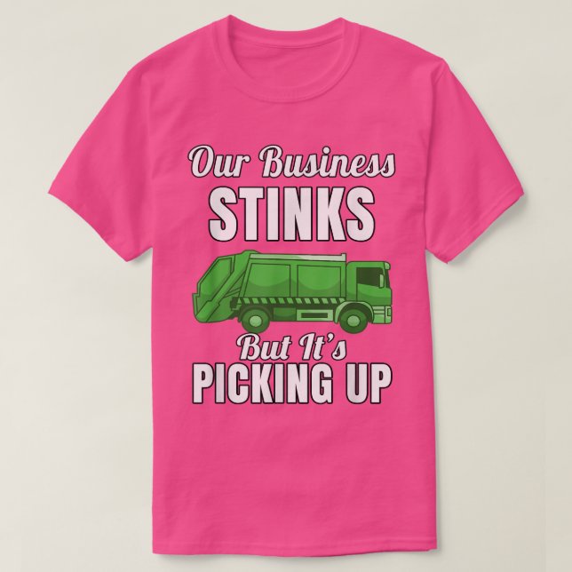 Sopor Lastbil Hauler, våra affärskunder, men det ä T Shirt (Design framsida)