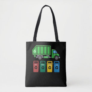 Sopor Lastbil Kids Boys Recycling Lastbil Tygkasse
