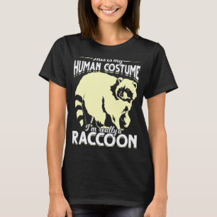 Sopor Panda Costume Party Forest Animal Raccoon T Shirt