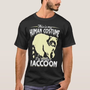 Sopor Panda Costume Party Forest Animal Raccoon T Shirt