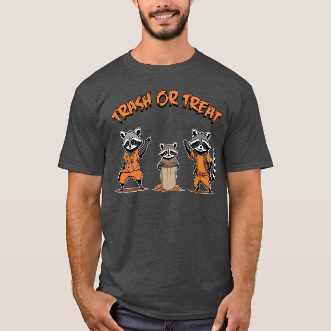 Sopor Panda-familjen - Sopor eller Treat Halloween T Shirt (Framsida)