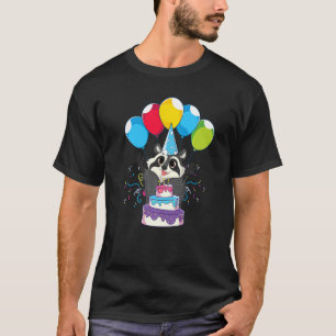 Sopor Panda Födelsedagsfest Forest Animal Cute Rac T Shirt