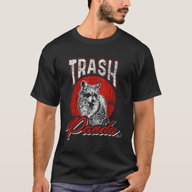 Sopor Panda Raccoon T Shirt (Framsida)