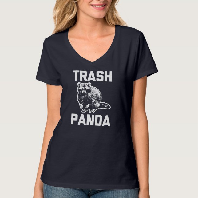 Sopor Panda roliga och sarkastisk kapplöpning T Shirt (Framsida)