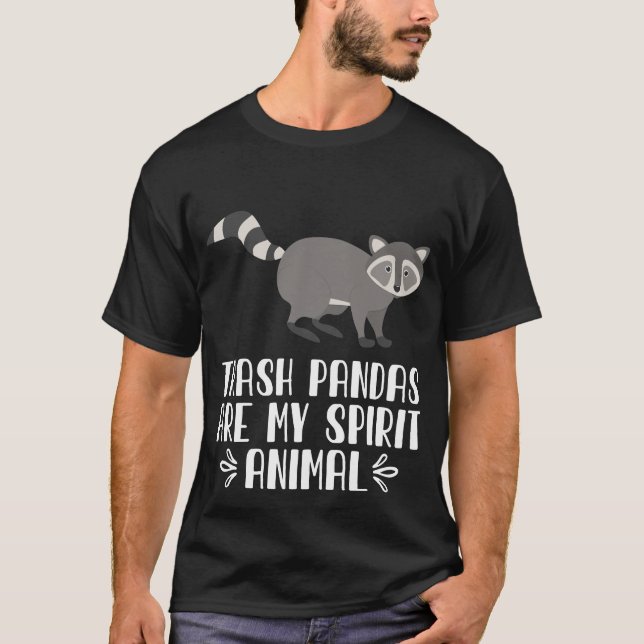 Sopor Pandas är mitt andliga djur T Shirt (Framsida)