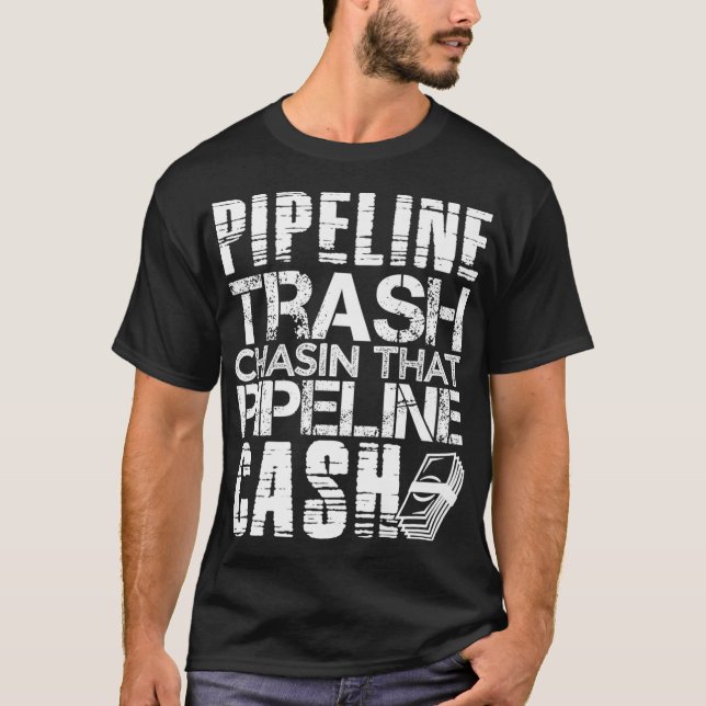 Sopor Pengarar Pipeliner Welder Welder Welder Weld T Shirt (Framsida)