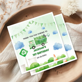 Sopor Sopor Lastbil 1:a födelsedag Party Pappersservett