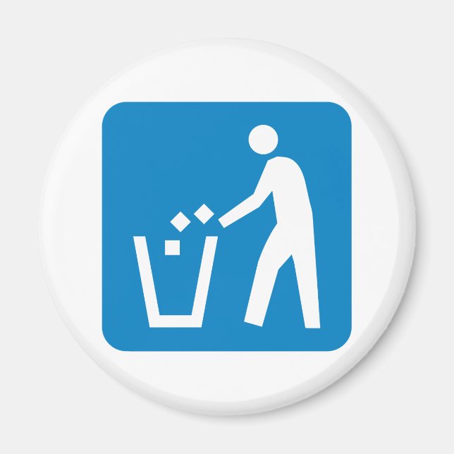 Sopor / Sopor / Vägra vägskylt Magnet (Framsidan)