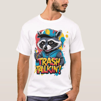 Sopor Talkin' Raccoon Street Art T Shirt
