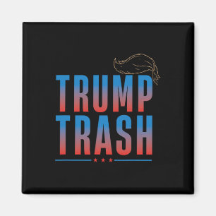 Sopor Trump 2025 Grunge Skräp För Trump Rollig T-S Magnet