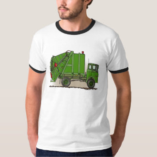Soporlastbilgrönt bemannar T-tröja T Shirt
