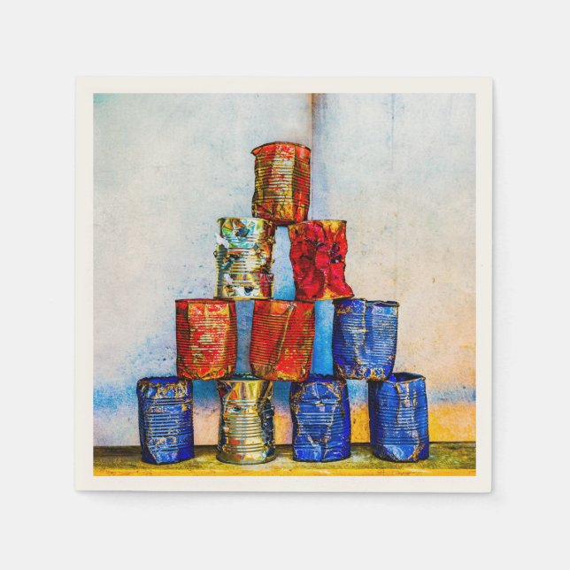 Soppa Cans - efter lanseringen Pappersservett (Framsidan)