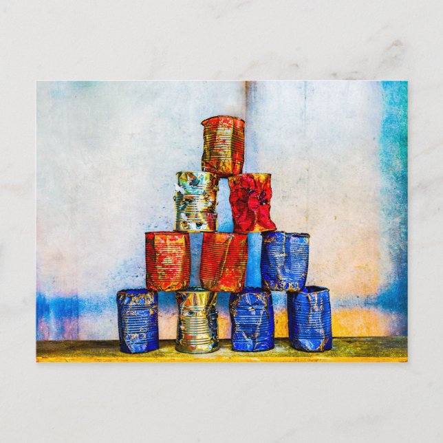 Soppa Cans - efter lanseringen Vykort (Framsida)