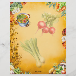 Soppa Du Jour Blank Fullt Rececipe Page