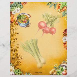 Soppa Du Jour Blank Fullt Rececipe Page