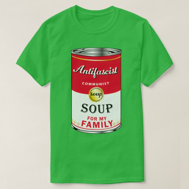 Soppa för min familj 3 t shirt (Design framsida)