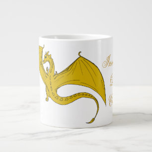 Soppa kopp Guld drake av IDC Jumbo Mugg