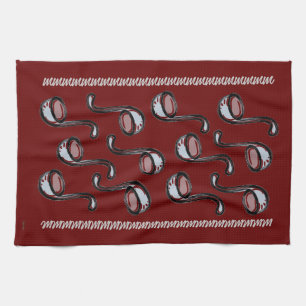 Soppa Ladels Cranberry Dish Towel Kökshandduk