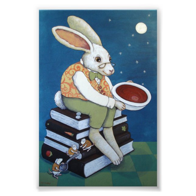 Soppa Måne Fototryck (Framsidan)