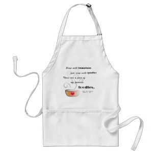 "Soppa - mitt favoritlivsmedel" Apron Förkläde