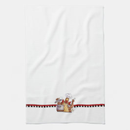 Soppa på kökshandduk