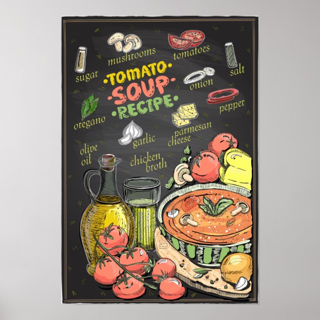 Soppa Recipe Poster (Framsidan)