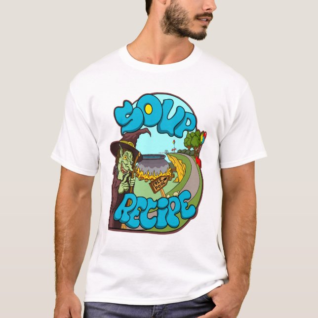 Soppa Recipe T Shirt (Framsida)