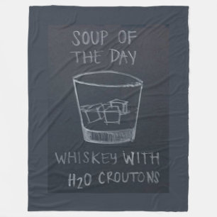 SOPPA, WHISKEY med H20 CROUTONS Fleecefilt