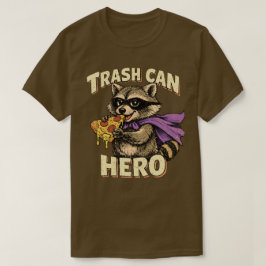 “Sopphjälte” busig tvättbjörn design T Shirt
