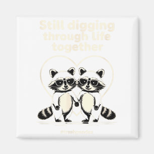 Soppsuggpar Matching Alla Hjärtans Dag Jubileum Magnet