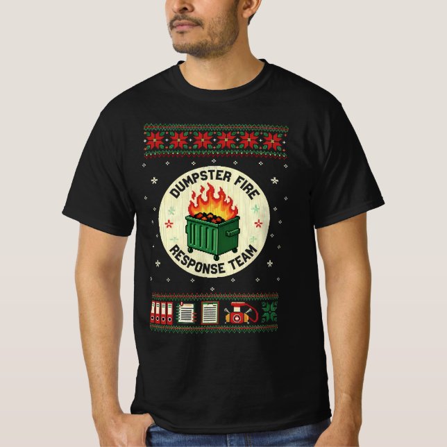 Sopptunnebrand Respons Team – Kaos Kontroll Humor T Shirt (Framsida)