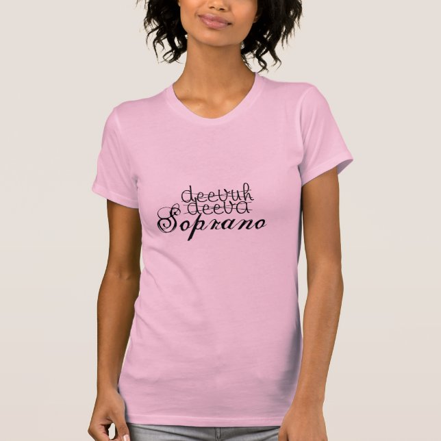 SopranDiva T Shirt (Framsida)