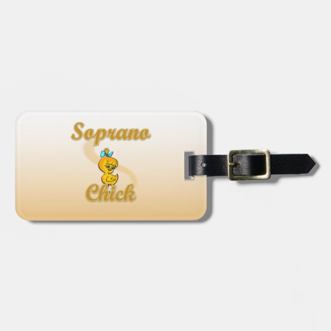 Soprano Chick Bagagebricka (Horisontell Framsida)
