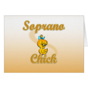 Soprano Chick Hälsningskort