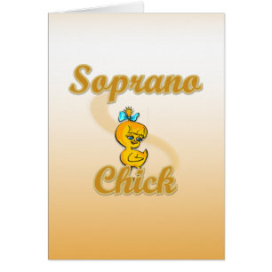 Soprano Chick Hälsningskort