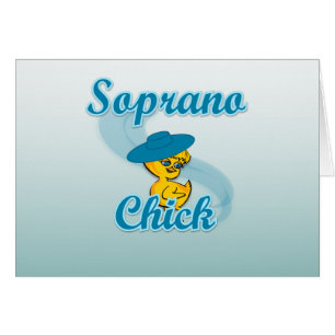 Soprano-Chick nr 3 Hälsningskort