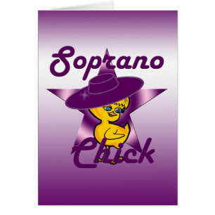 Soprano-Chick nr 9 Hälsningskort