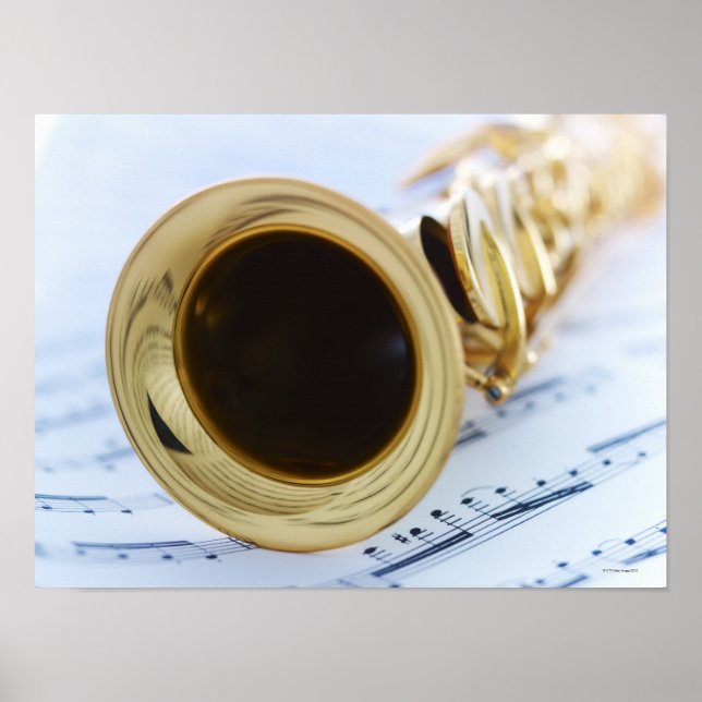 Soprano Saxophone Poster (Framsidan)