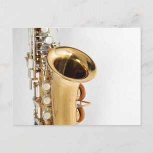 Soprano Saxophone vycard Vykort