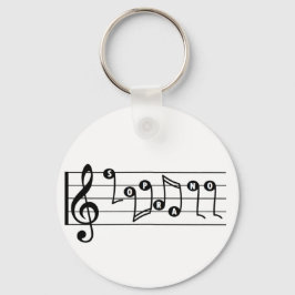 Soprano Singer Musical Keychain Nyckelring