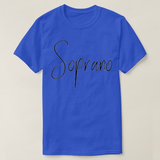 Soprano Sticker T Shirt (Design framsida)