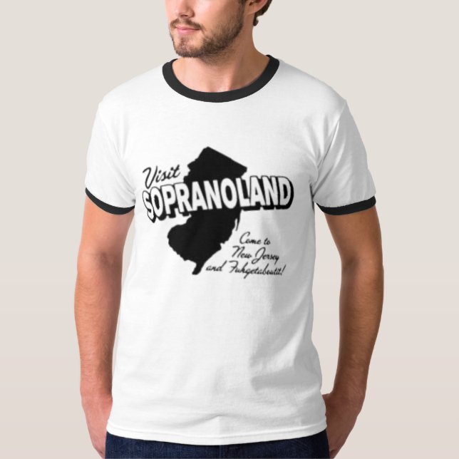 Sopranoland som är ny - jersey tee shirt (Framsida)